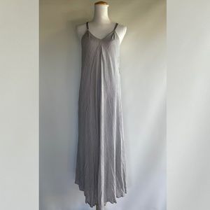 Bella Luxx Los Angeles Pinstriped Maxi Dress - sz XS